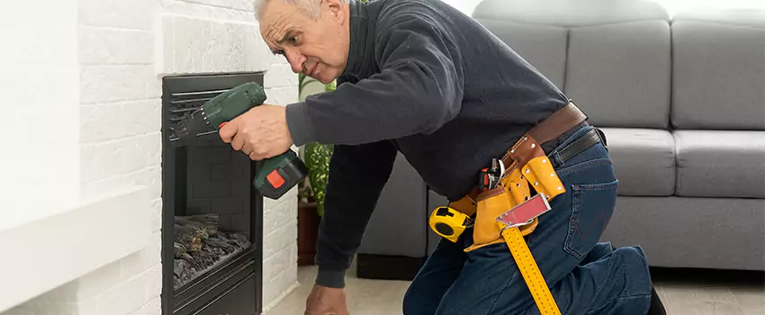 New Indoor Fireplace Installation in Lisle, Illinois