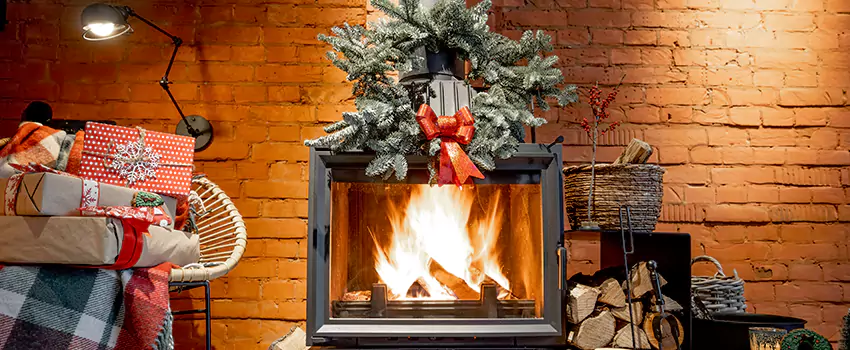 Travis Industries Linear Gas Fireplace Installation in Lisle, Illinois