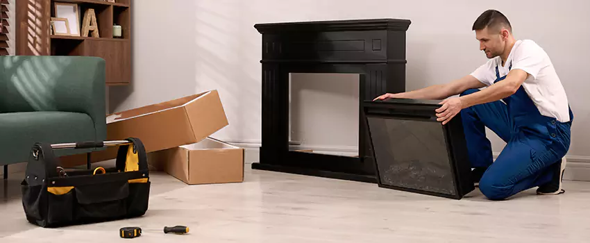 Old Rusted Metal Fireplace Repair And Replacement in Lisle, IL